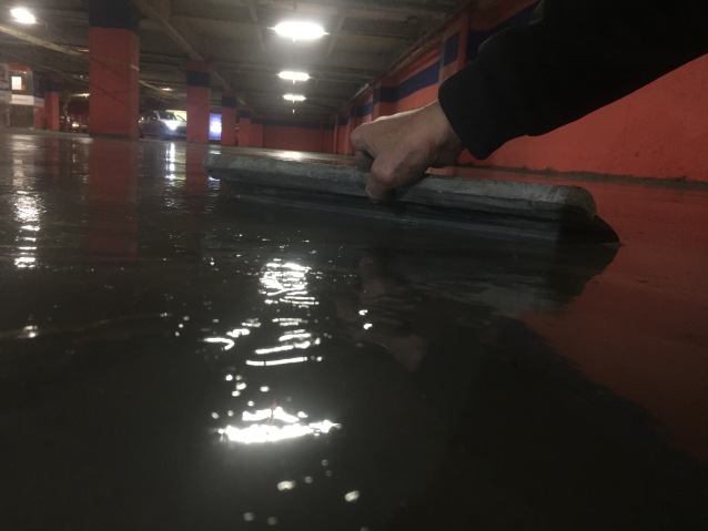 مراحل مختلف اجرای اپوکسی پارکینگ