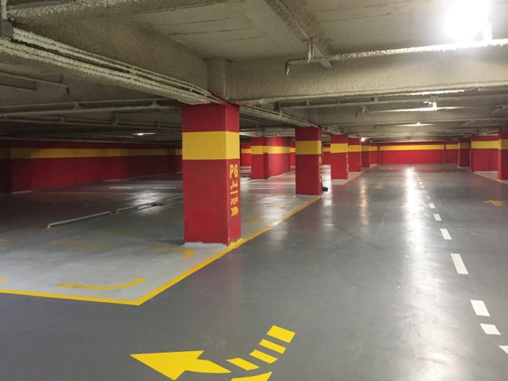 اپوکسی ویژه آسفالت در پارکینگ